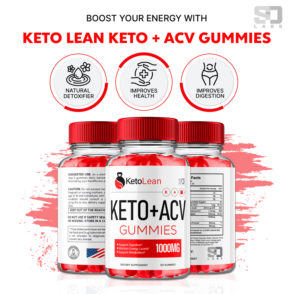 Keto Lean ACV Gummies - KetoLean ACV Maximum Strength for Body Shaping (1 Pack)