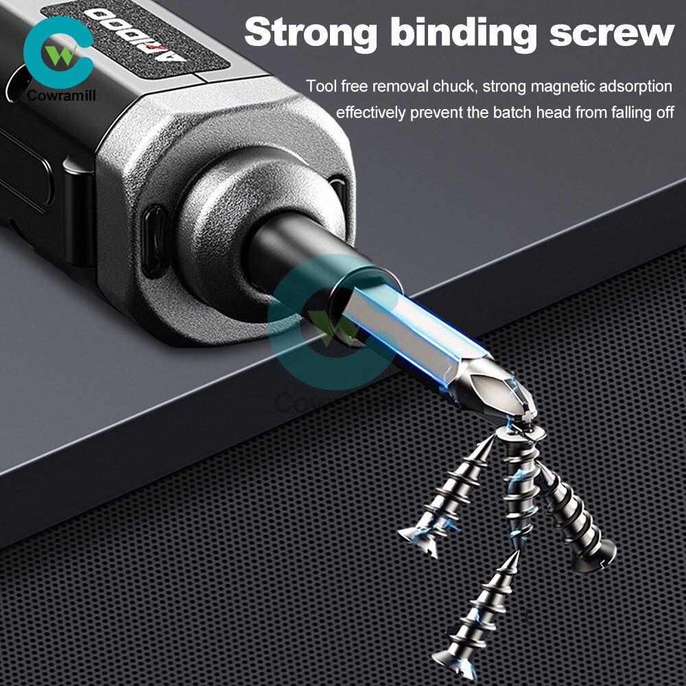 Portable Electric Screwdriver Compact USB Rechargeable Screw Driver Power Tool