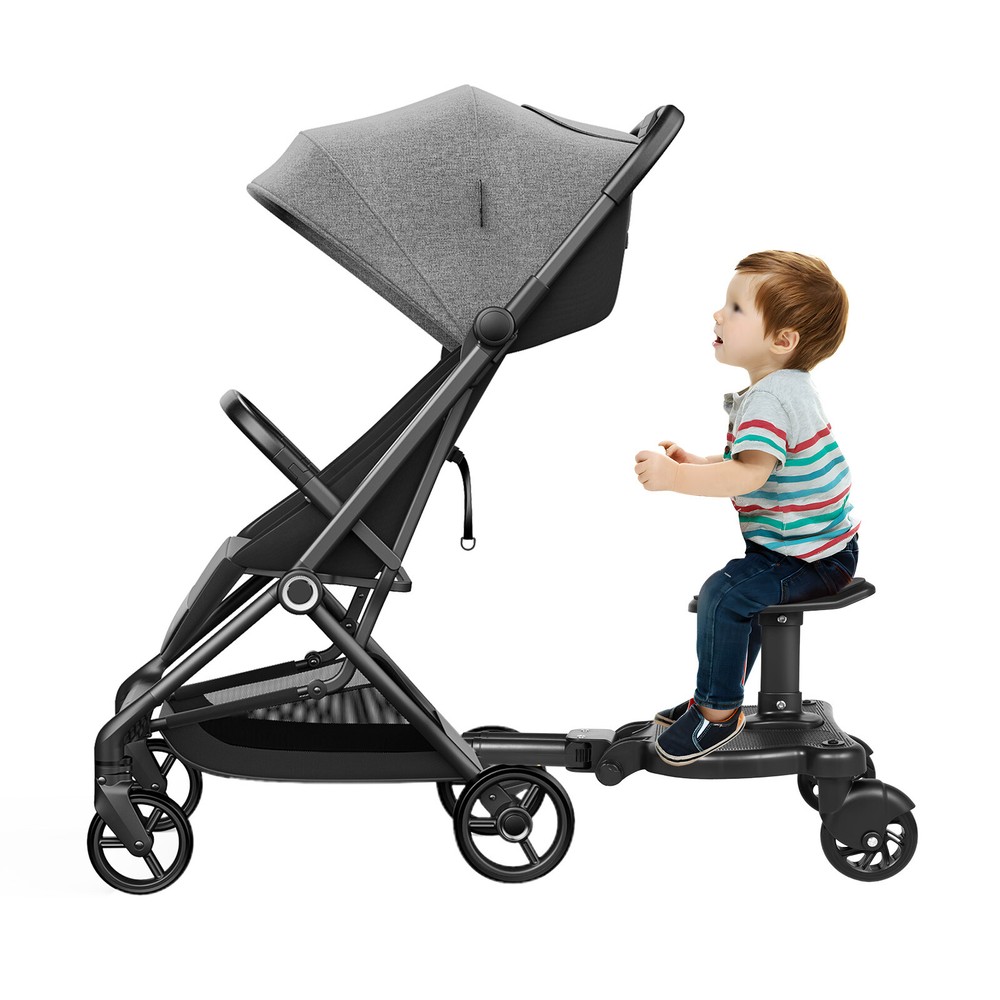 Stroller Board Universal Stroller Ride Board Buggy Wheeled Board Seat Ped