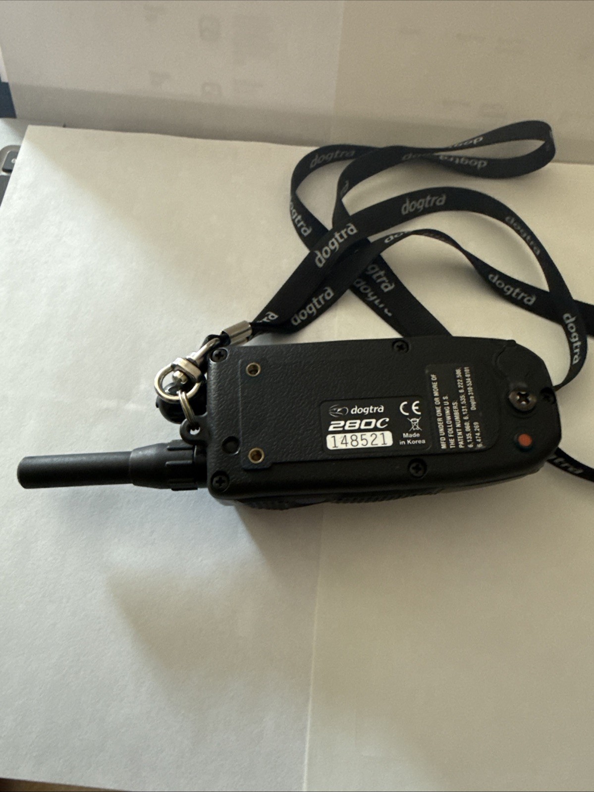 Dogtra 280C Black Remote Dog Trainer Static/Shock Control Transmitter for Collar