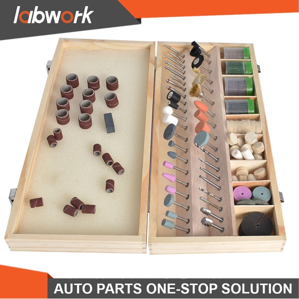 Labwork 228 Pack Grinding Sanding Polishing Drilling Accessory Kit Rotary Tool