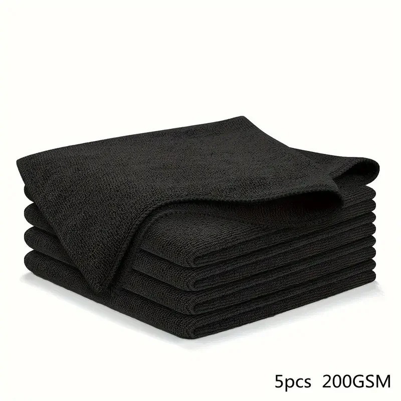 Soft Microfiber Towels for Kitchen, Car, & Desktop Cleaning - Stain Resistant