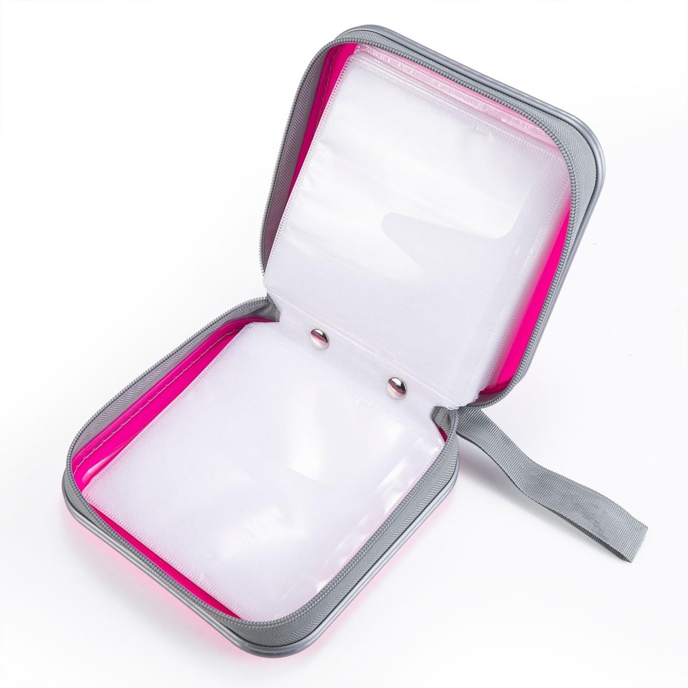 DVD Case, 48 Capacity CD Case Portable CD Holder Storage Hard Plastic DVD CD ...