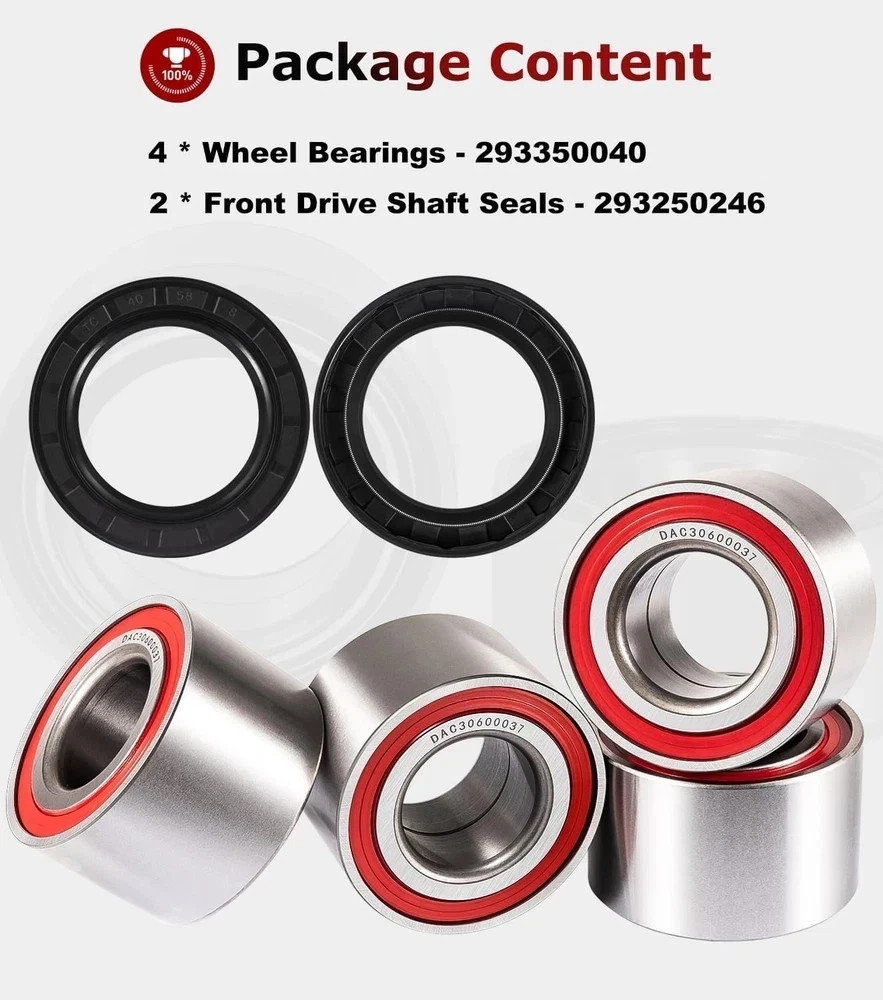 4 Pcs Wheel Bearings Kit for Can-Am