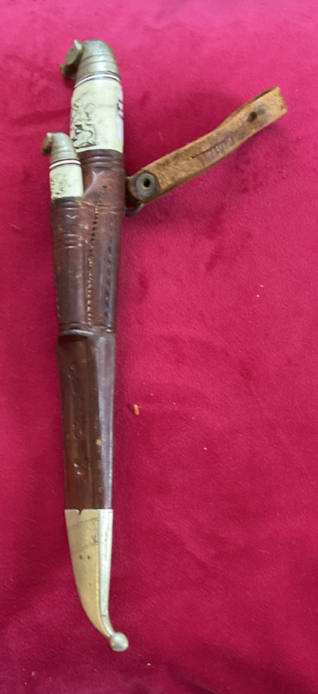 Horsehead Double Puuko Knife, rare handle