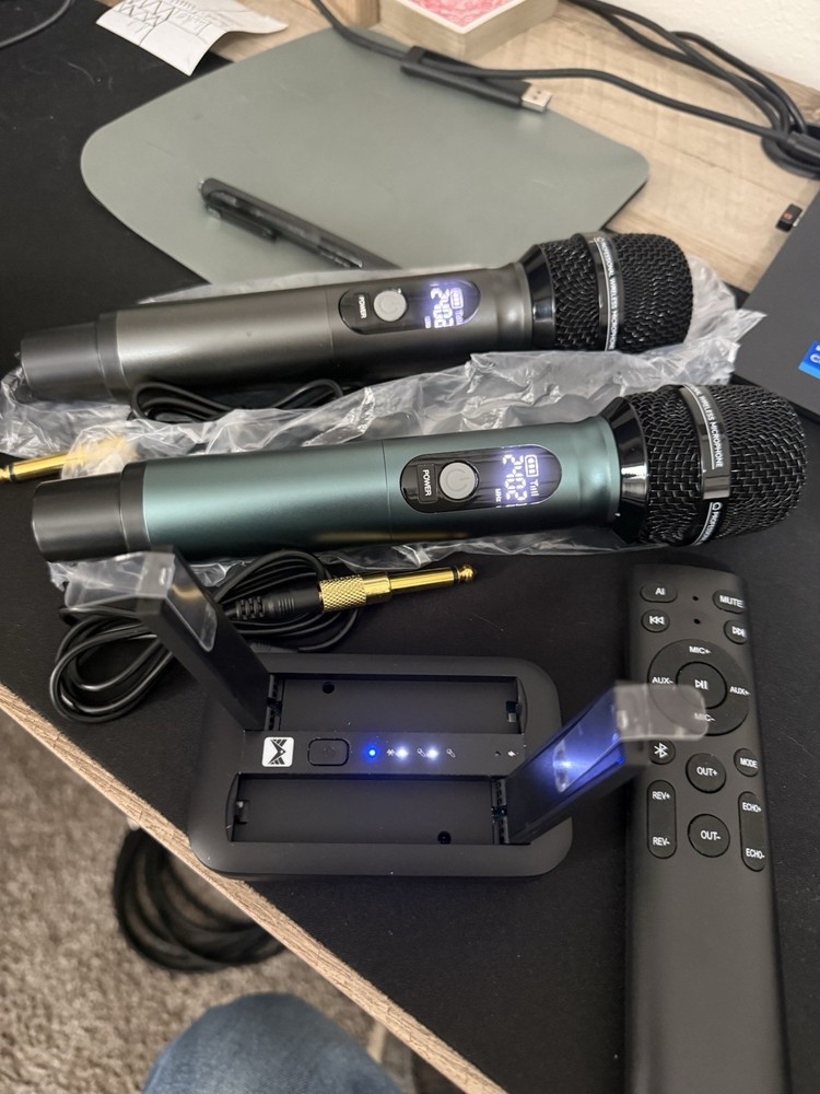 portable karaoke machine Wireless Microphones