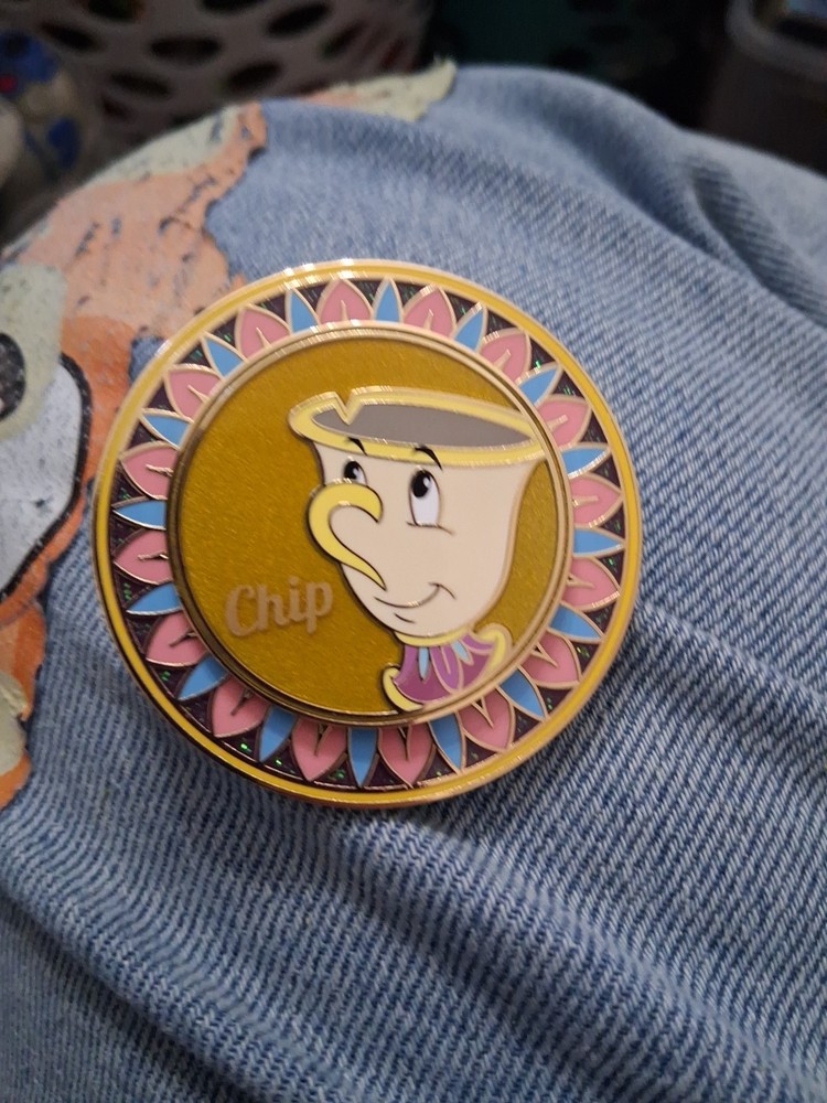 Box Lunch Spinning Enamel Pin- CHIP