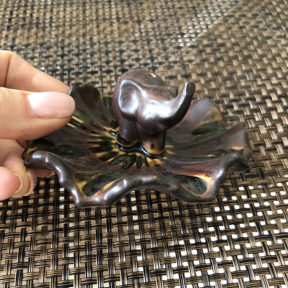 vintage Elephant Incense Holder