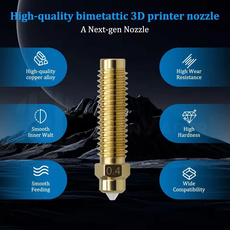 For Elegoo Centauri Carbon Centauri Hot end Kit Assembly 0.4mm Nozzle 3D Printer