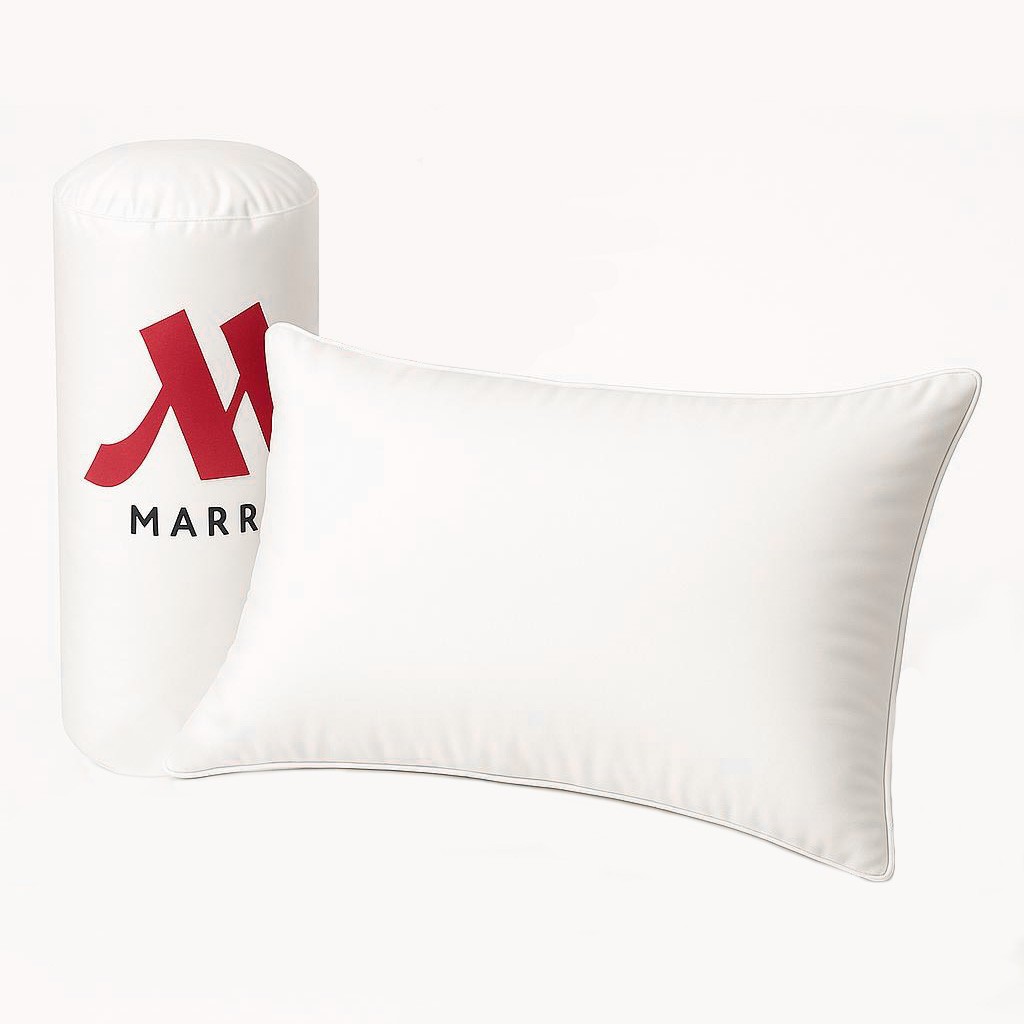 Marriott Luxury Hotel Pillows | King Size Feather & Down Pillow for Side & Back