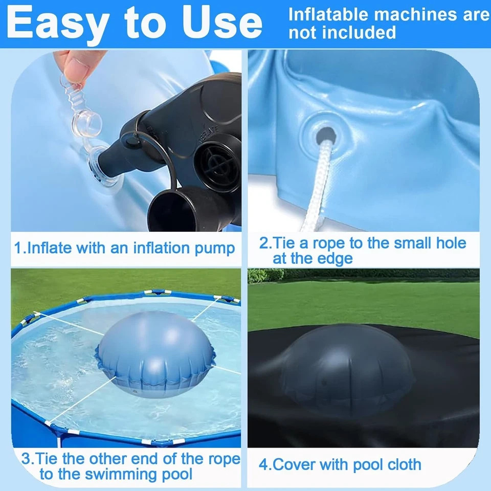 Pool Pillow, Pool Pillow for above Ground Pool, Ultra Thick & Durable Resistant