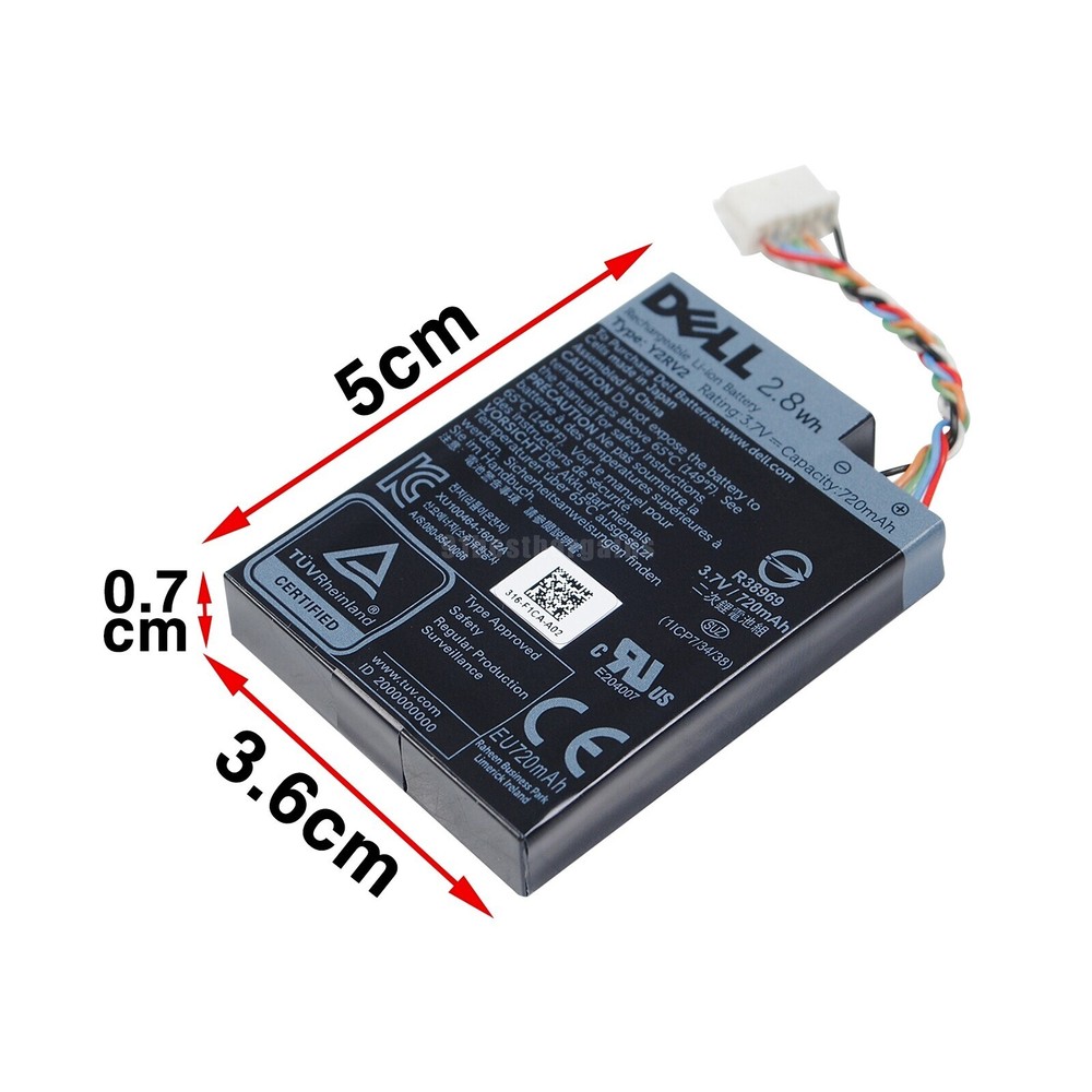 Battery Pack For DELL PERC H740P / H840 / H750 Controller without bracket 0NWJ48