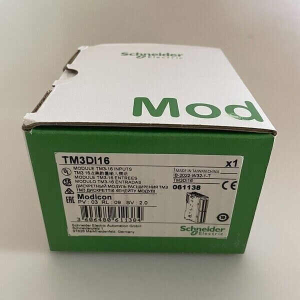 New SCHNEIDER TM3DI16 PLC Input Module In Box