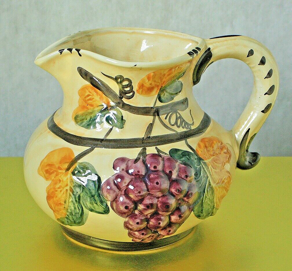 IL FALCO Hand-Painted Ceramic Pitcher