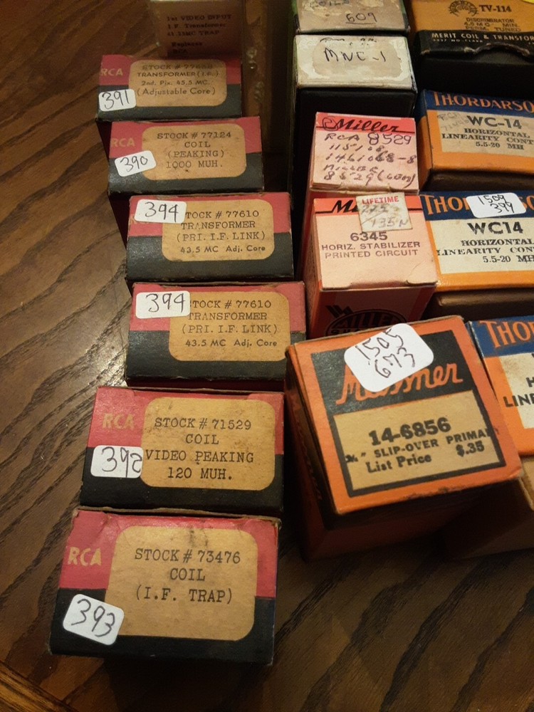 NOS Tv Repair Coils And Chokes