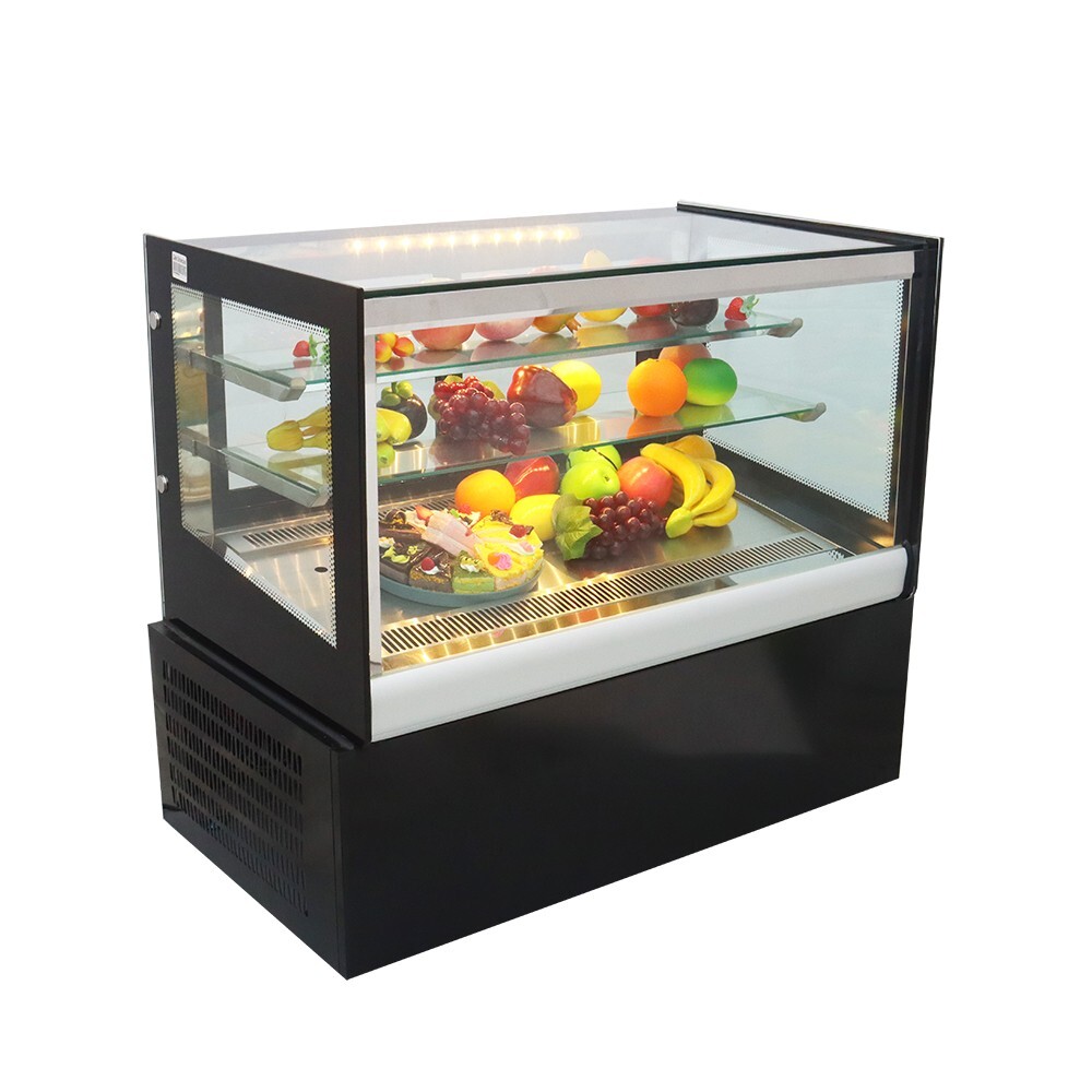 220V Refrigerated Cake Display Cainet 3 Layers Showcase with Defogging Function