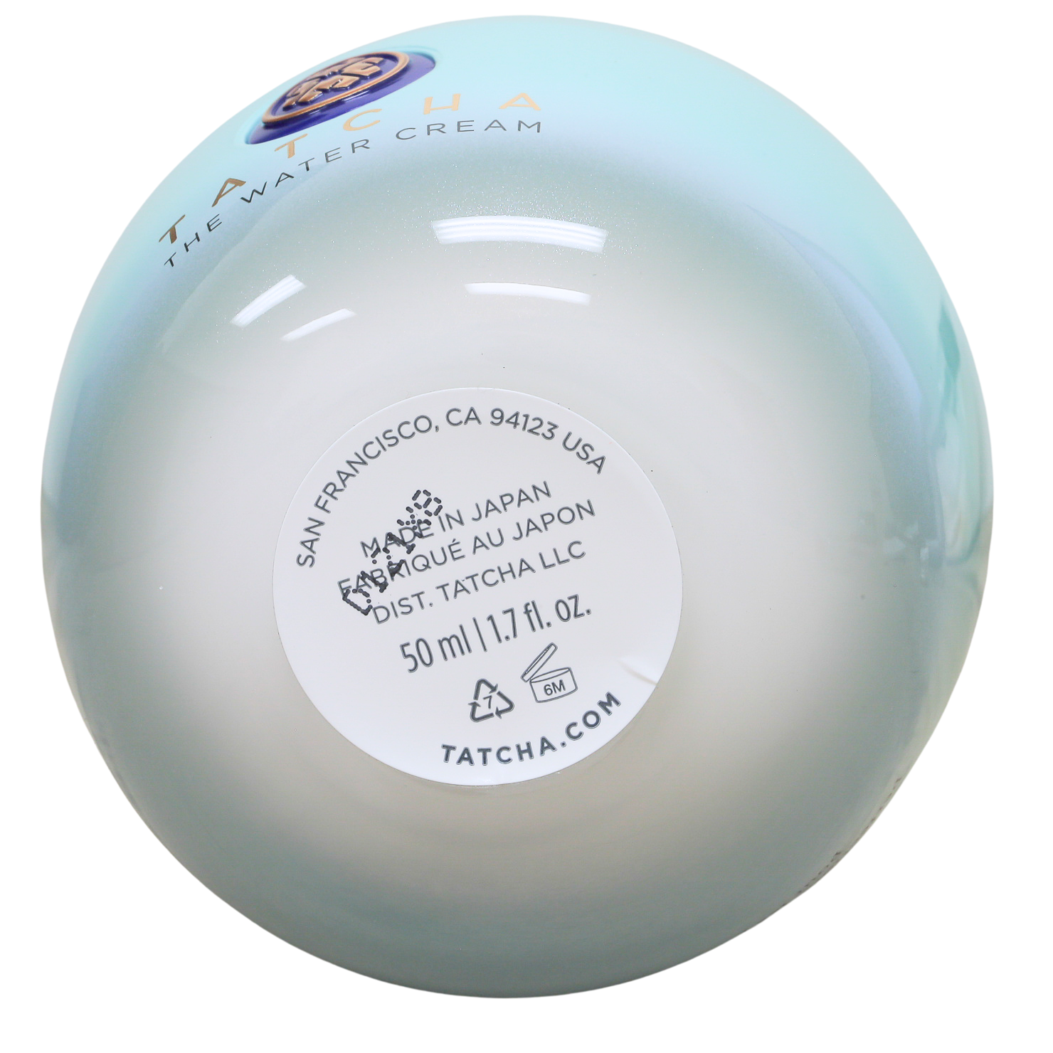 Tatcha The Water Cream Oil-Free Pore Minimizing Moisturizer, Hydrating Gel 1.7oz