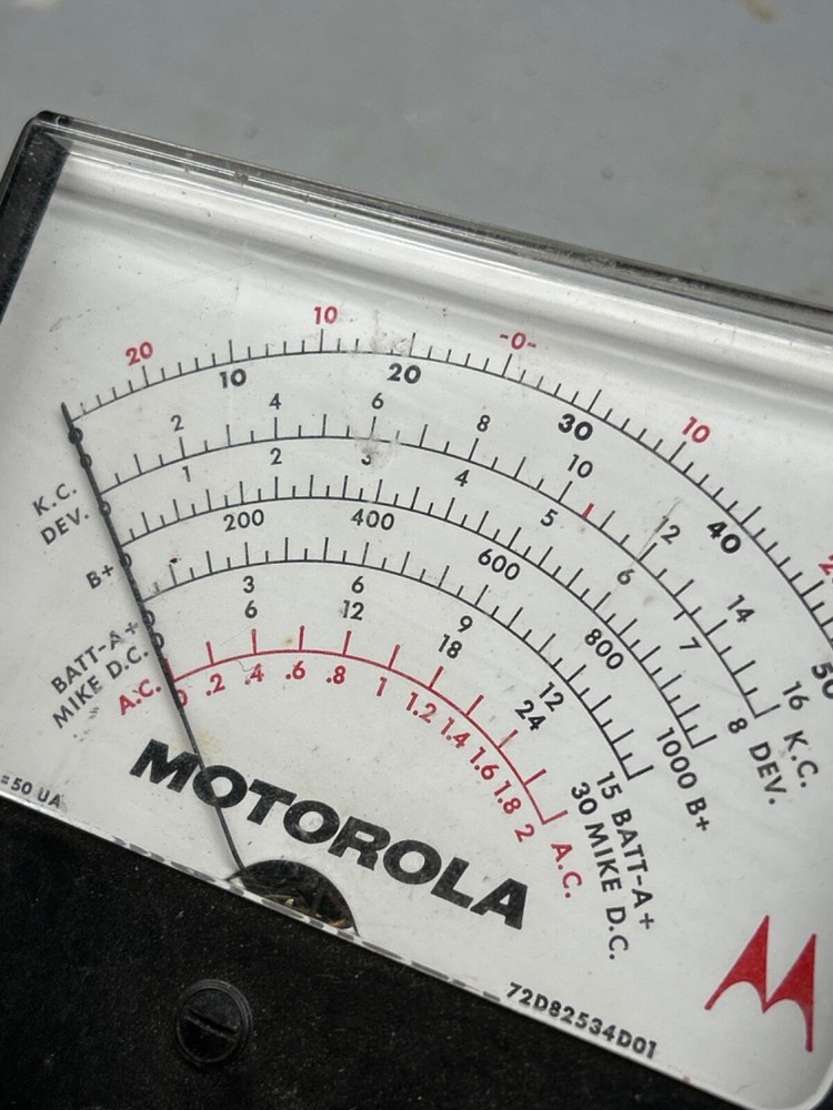 METER SIMPSON Motorola HAM RADIO