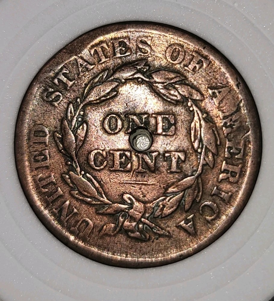 1836 CORONET HEAD LARGE CENT