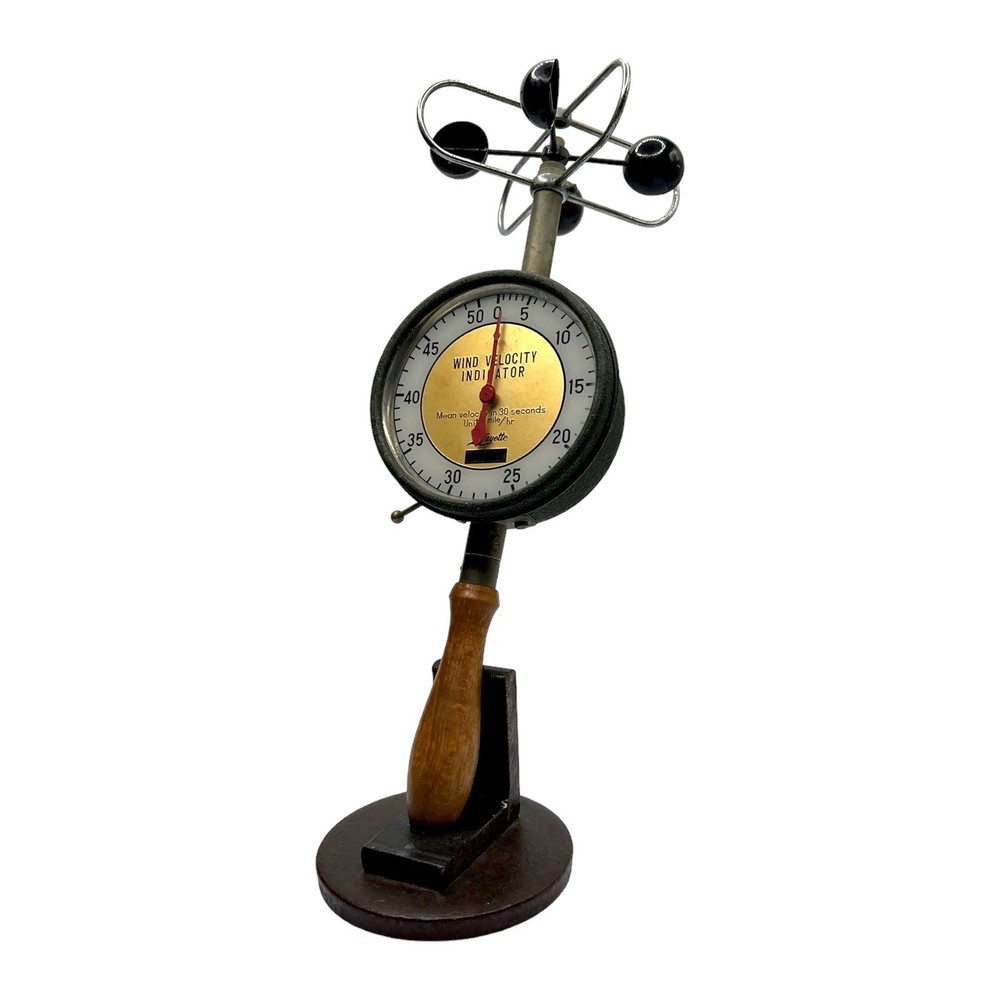 Vintage 1940’s Lafayette Wind Velocity Indicator Anemometer