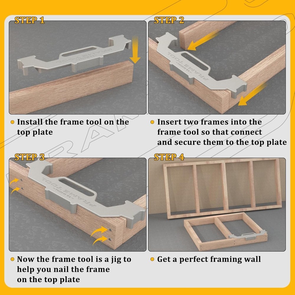 Professional Grade Wall Stud Framing Tool, 2-Pack for Efficient Installation