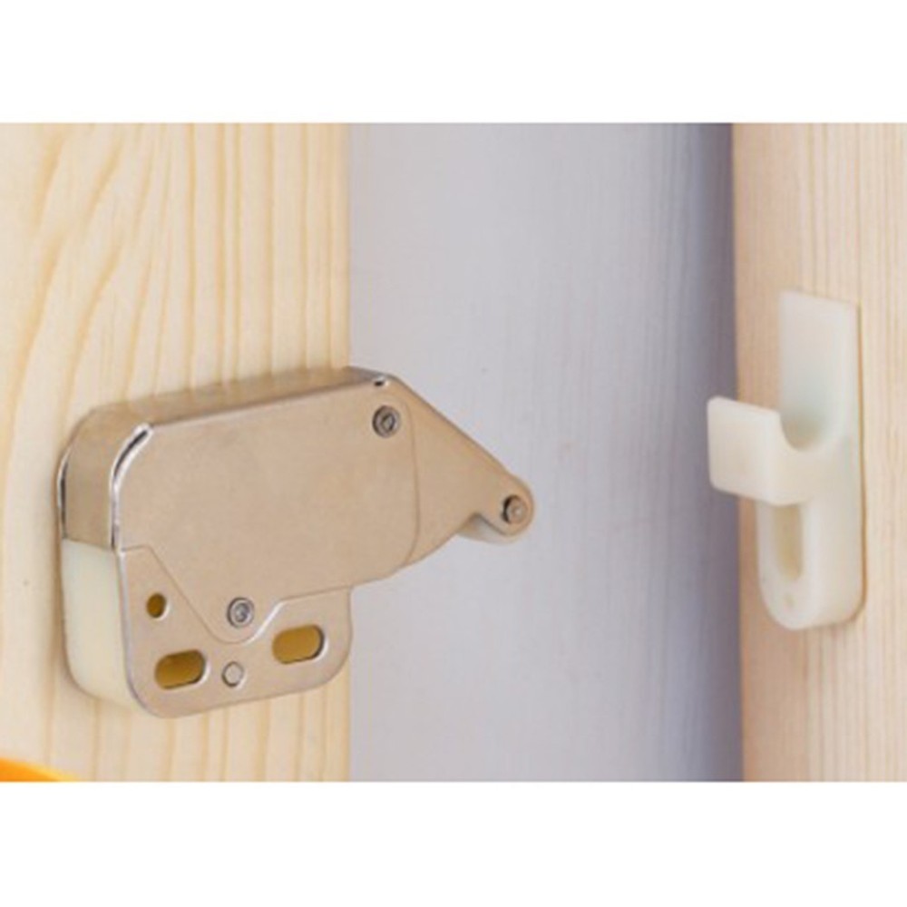 Mini Touch Latch Automatic Spring Catch for Push To Open Cupboard Cabinet Door