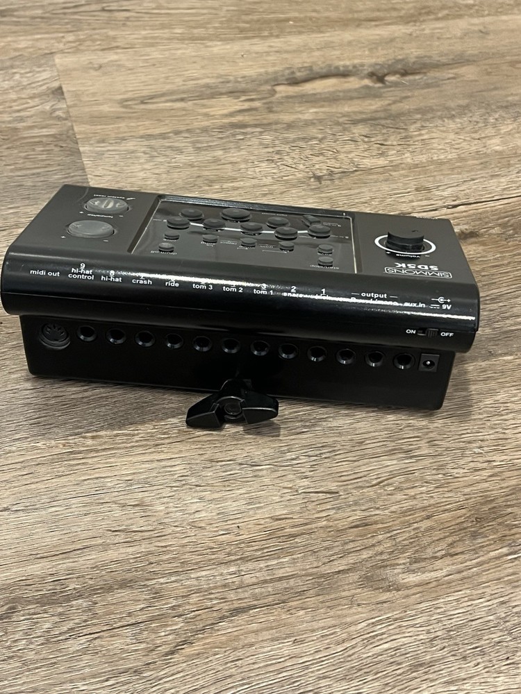 Simmons SD5K Digital Drum Module ONLY Programmable Built-in Effects w/Power Cord