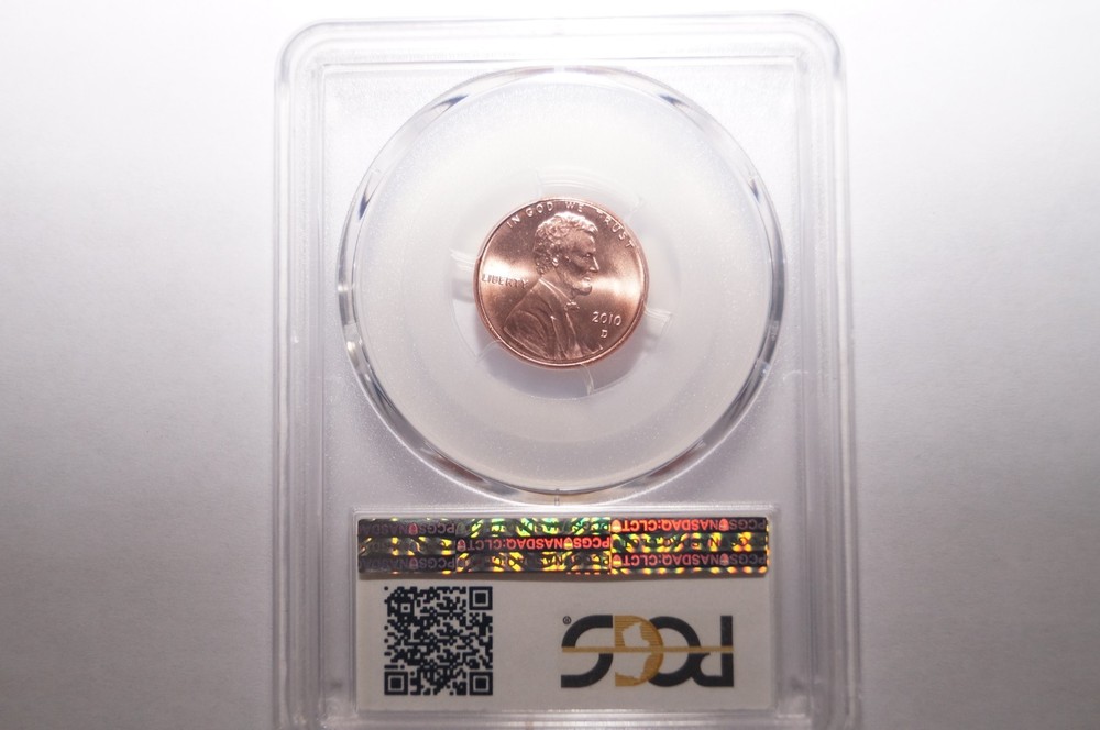 2010-D LINCOLN SHIED CENT GRADED PCGS MS66RD