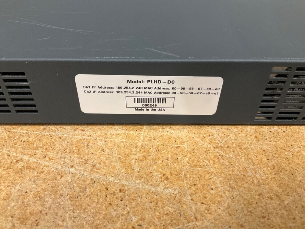 Telestream PLHD-DC Pipeline HD Dual Video Encoder