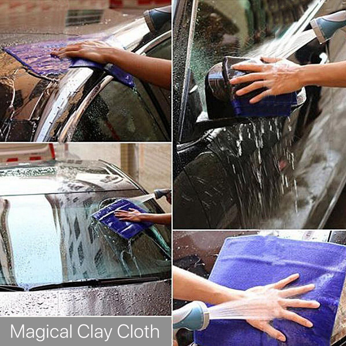 Clay Bar Microfibre Mitt Cloth Towel Auto Car Detailing Cleaning Cloth 12"x12"