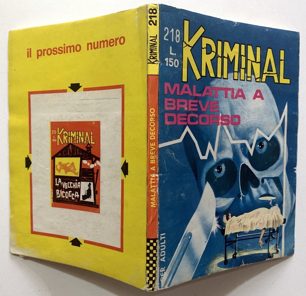 KRIMINAL N.218 HORN 1969