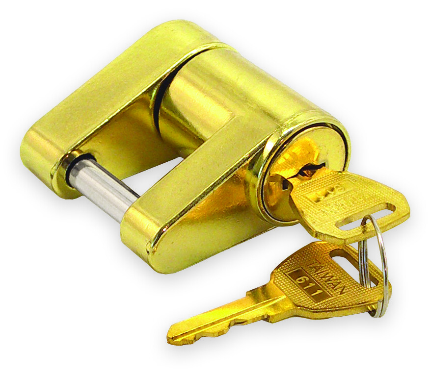 KIMPEX TRAILER COUPLER LOCK SCREW TYPE 59402 WITH 2 KEYS