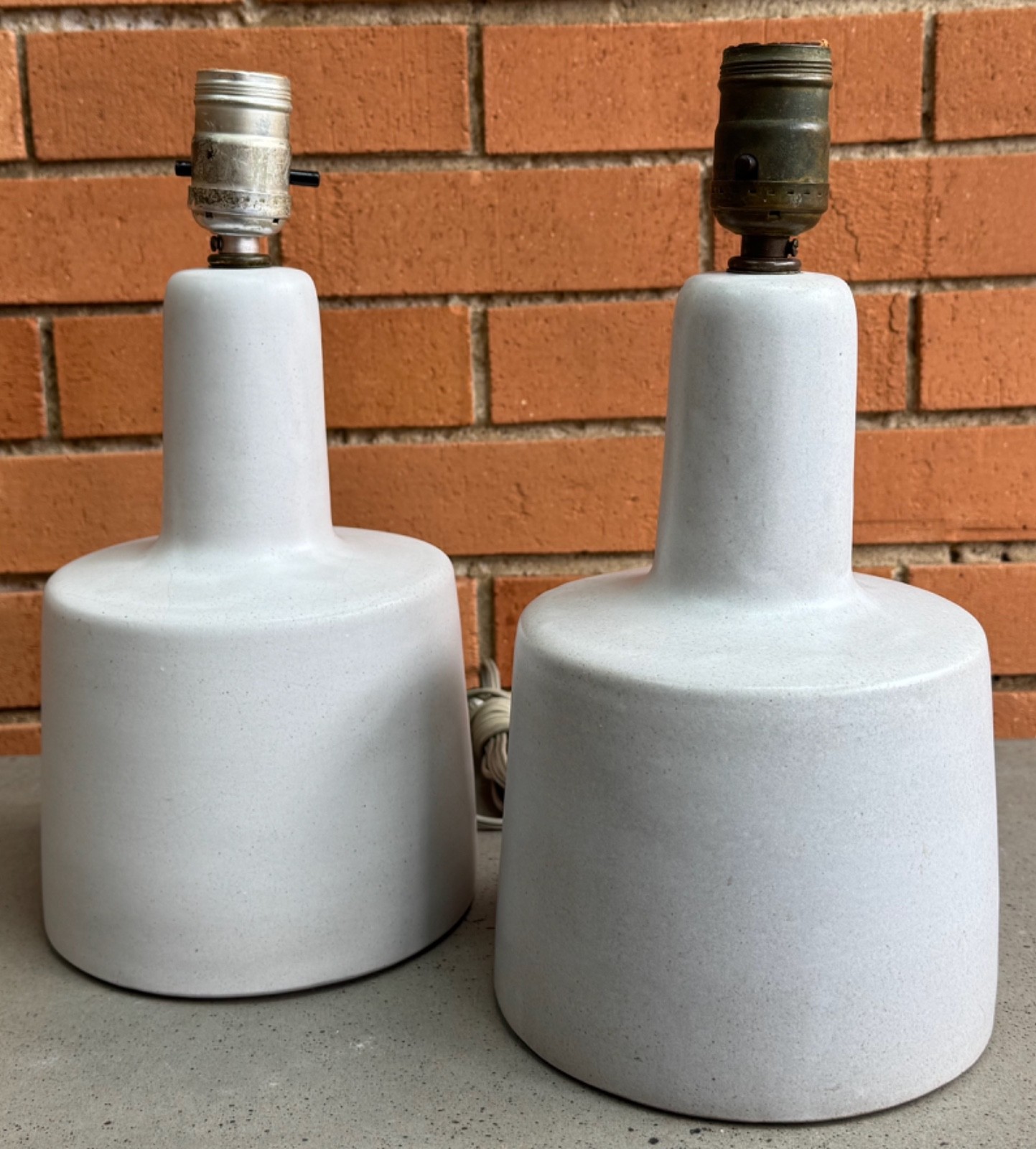 Vintage MCM MARTZ Ceramic Lamps Mid Century Modern Lighting 60s Marshall Studios