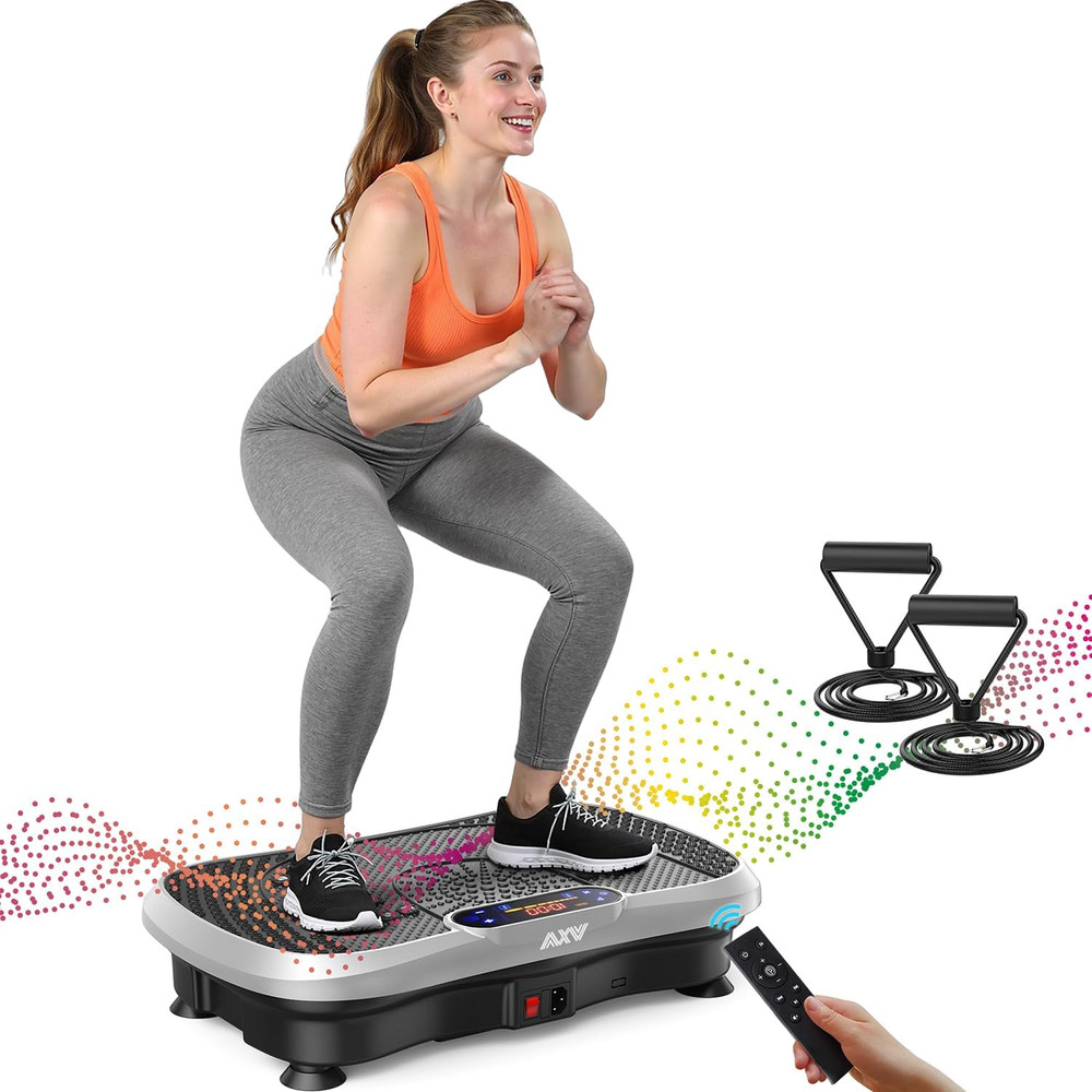 Vibration Plate Exercise Machine – Full Body Shaker Workout Platform for Weight