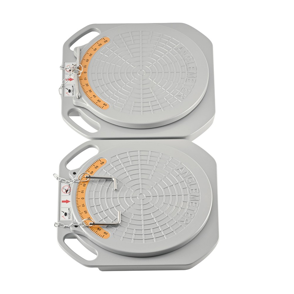 One Pair Magnesium Alloy Turntable Wheel Alignment 50° Rotating Turn Plate