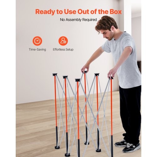 Portable Folding Workstand 416 x 218 ft Collapsible Workbench 2500 lbs