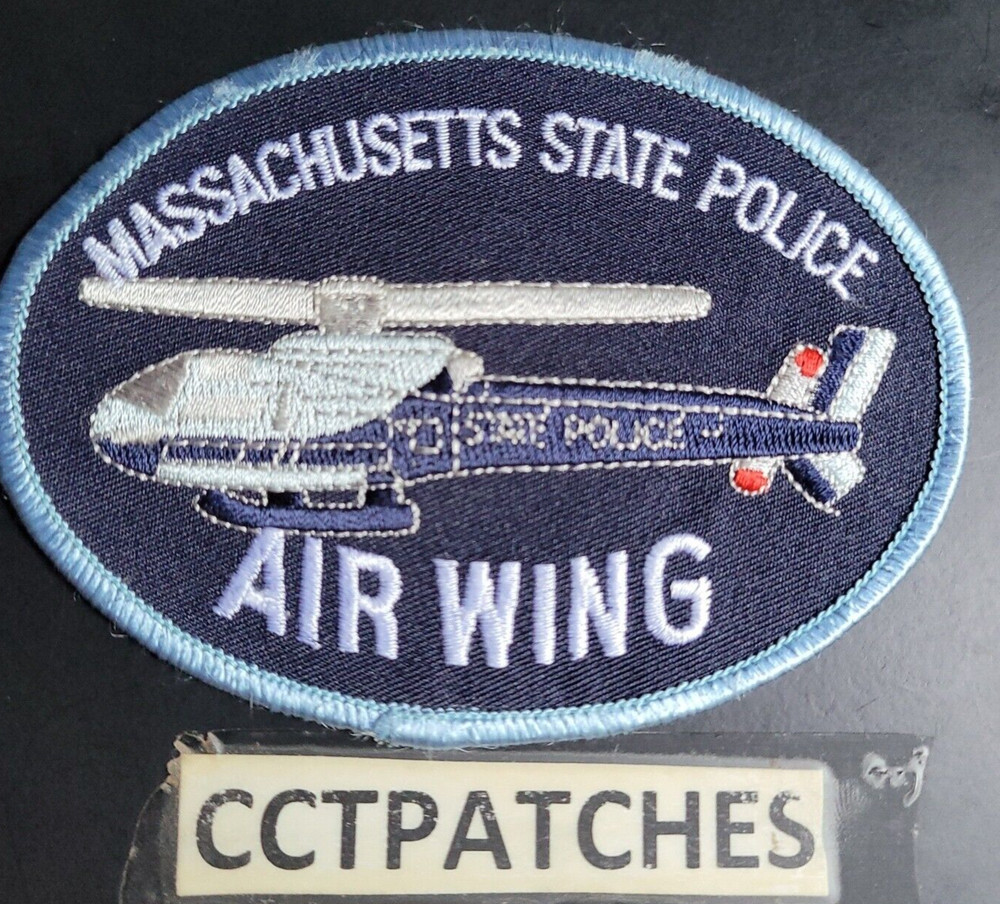 MASSACHUSETTS STATE POLICE AIR WING SHOULDER PATCH MA