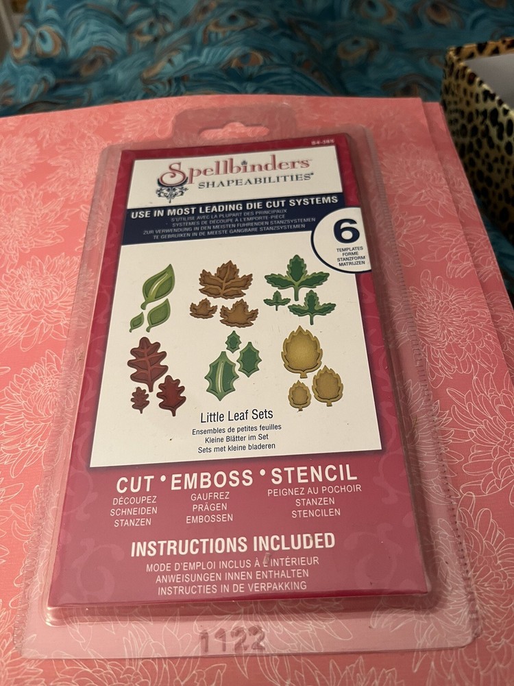 Soellbinders Shapeabilities 6 Little Leaf Sets Templates