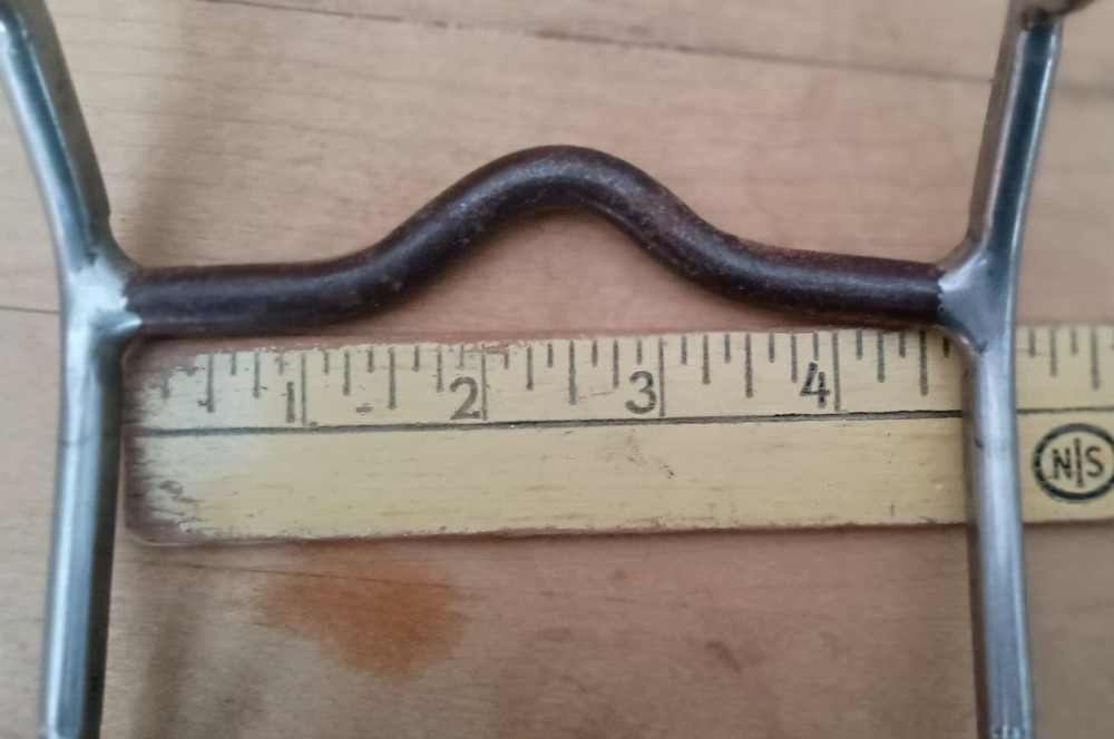 Bit Master BM Bitmaster Sweet Iron Medium Port Western Bit 4.5" 4 1/2"