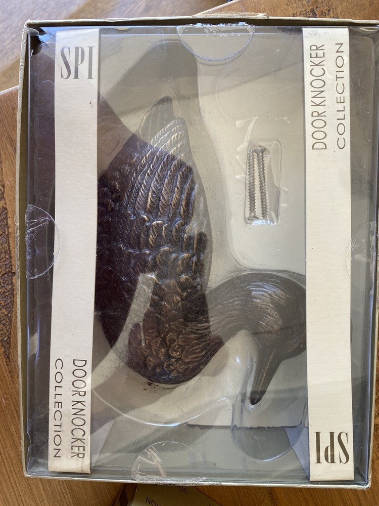 SPI Solid Brass Duck Door Knocker