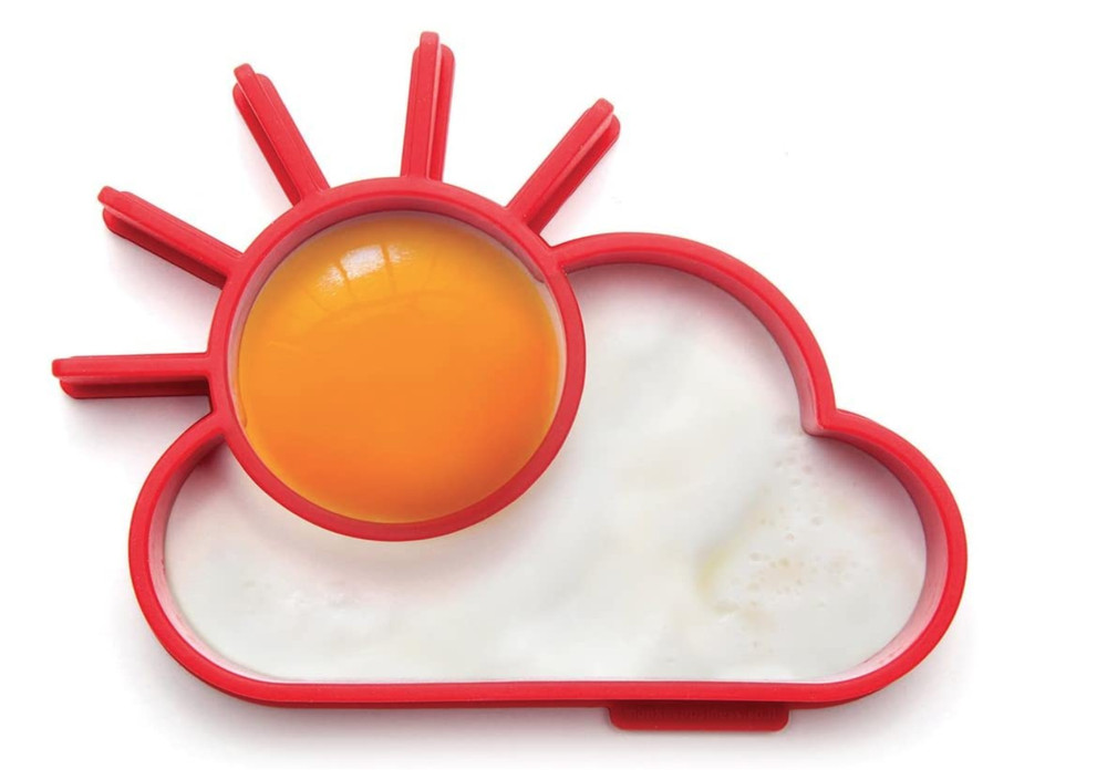 sun cloud egg pancake mold breakfast, kids,fun red breakfast cooking silicone