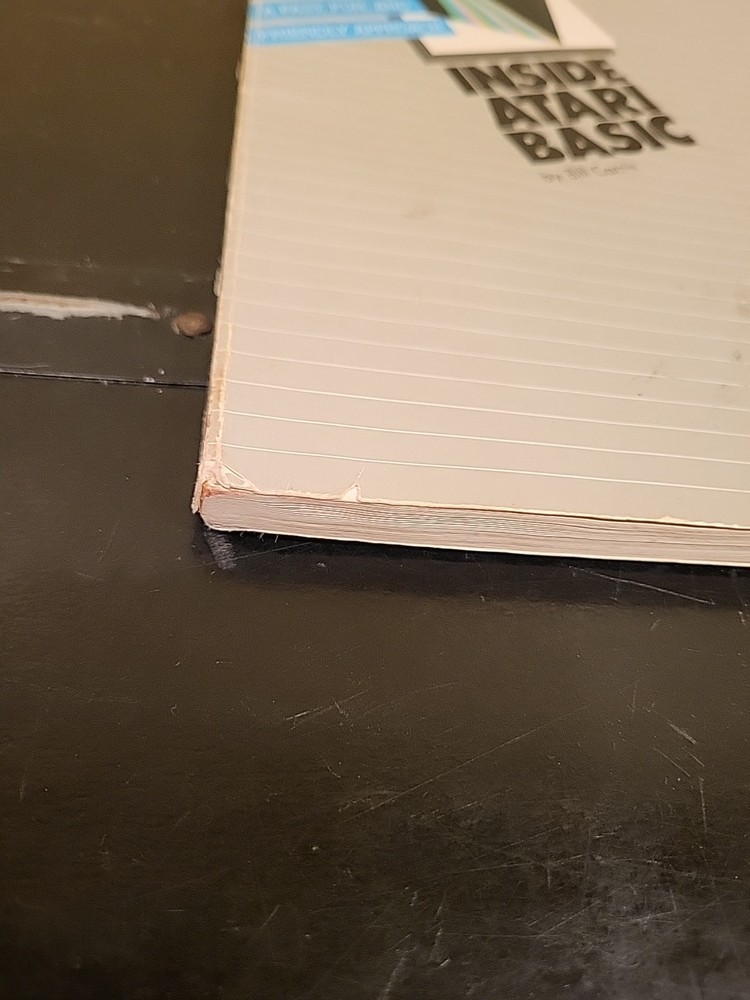 INSIDE ATARI BASIC By Bill Carris Atari Vintage Manual 400/800/XL/XE Preowned