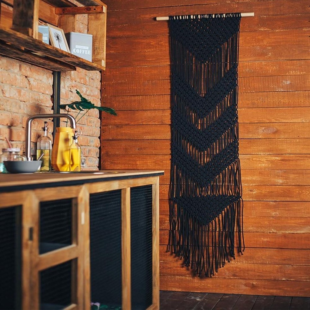 Art Deco Macrame Kit for Adult Crafters - Complete with Accessories & Tutorial