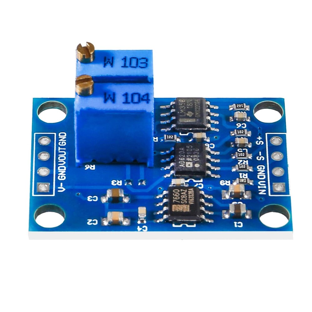 2pcs Voltage Amplifier Module AD620 Instrumentation Signal...