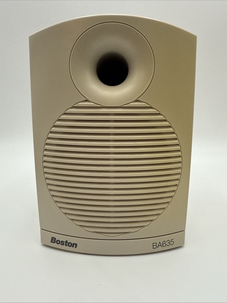BOSTON ACOUSTICS BA745 Computer 3 Speaker System W/Wire & Power Adapter Tested