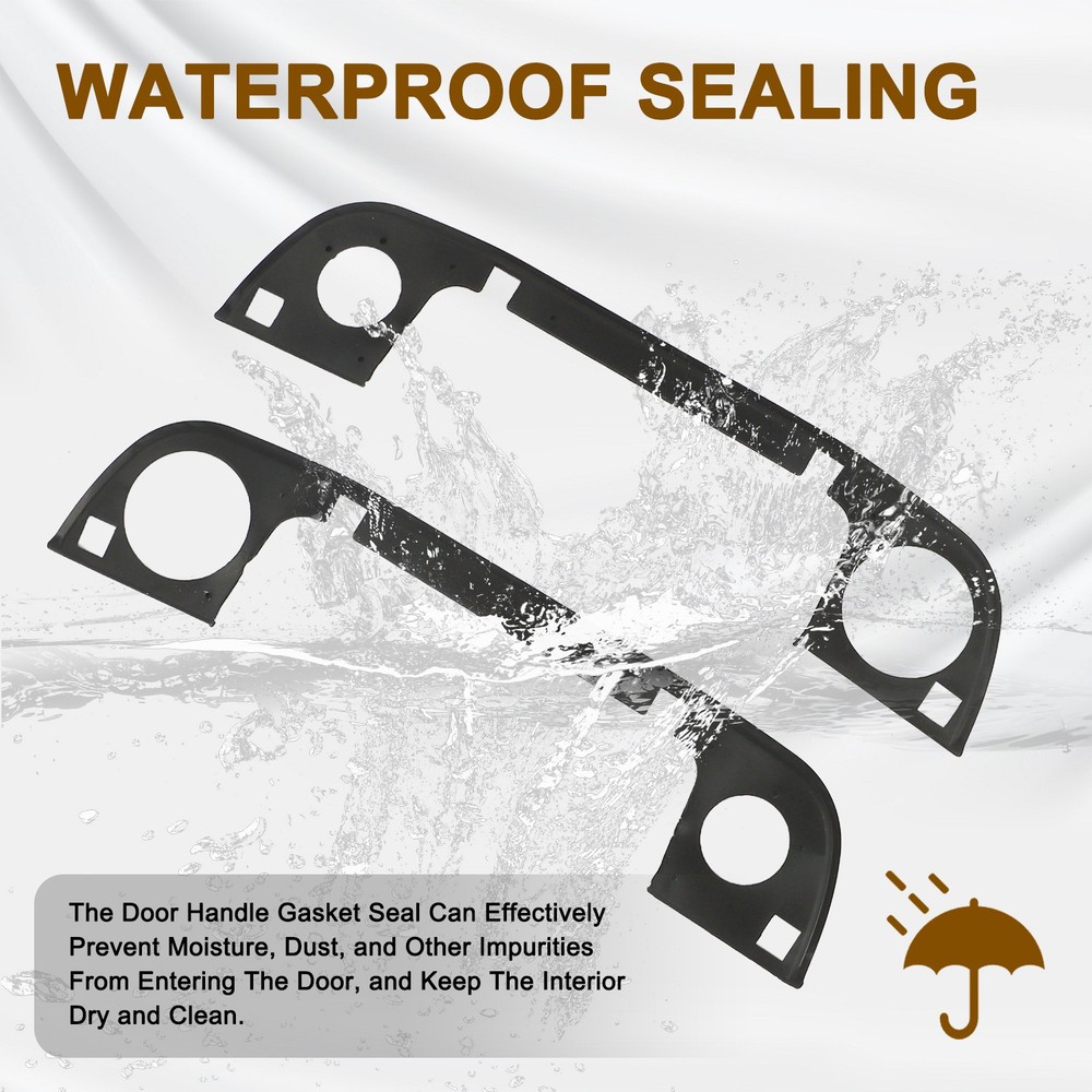 2X Front Door Handle Gasket Rubber Seals for BMW E36 E34 E32 Z3 3 5 7 Series US