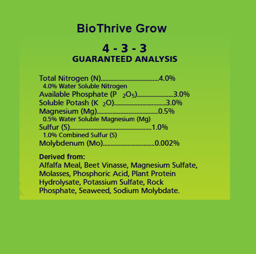 General Organics Bundle BioThrive Grow + Bloom + CaMg+ - Quart