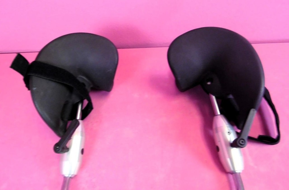 2-Universal Articulating Leg Well Holder Stirrup Positioning Table Accessory