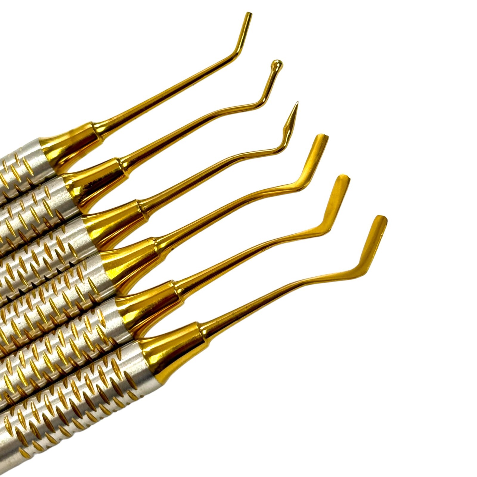 GERMAN Dental Light Wt Titanium Coated Restorative Composite Filling Instruments