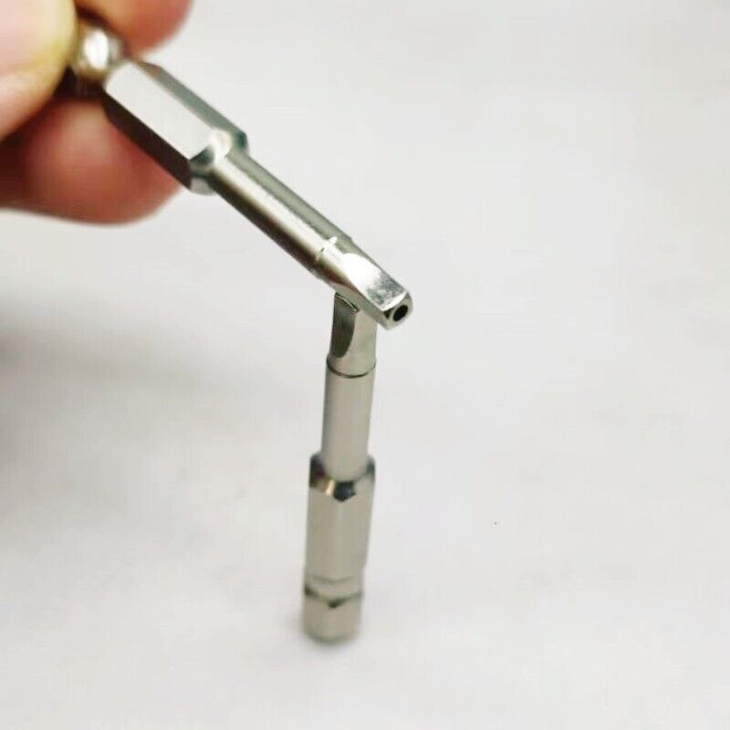2Pcs SQ2 Magnetic Security Square Screwdriver Bit 1/4" Hex Shank 2" Length
